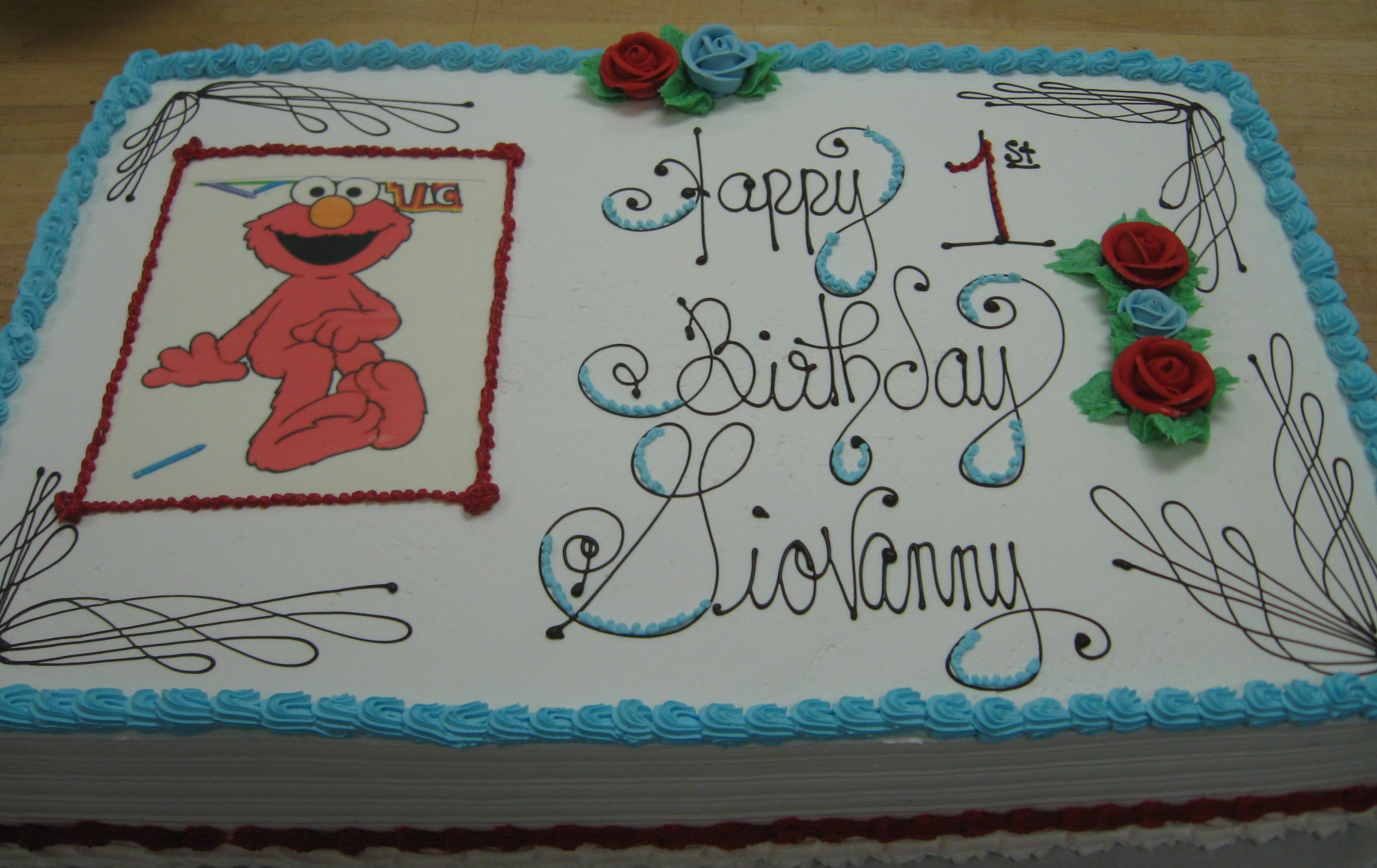 Elmo Picture Cake