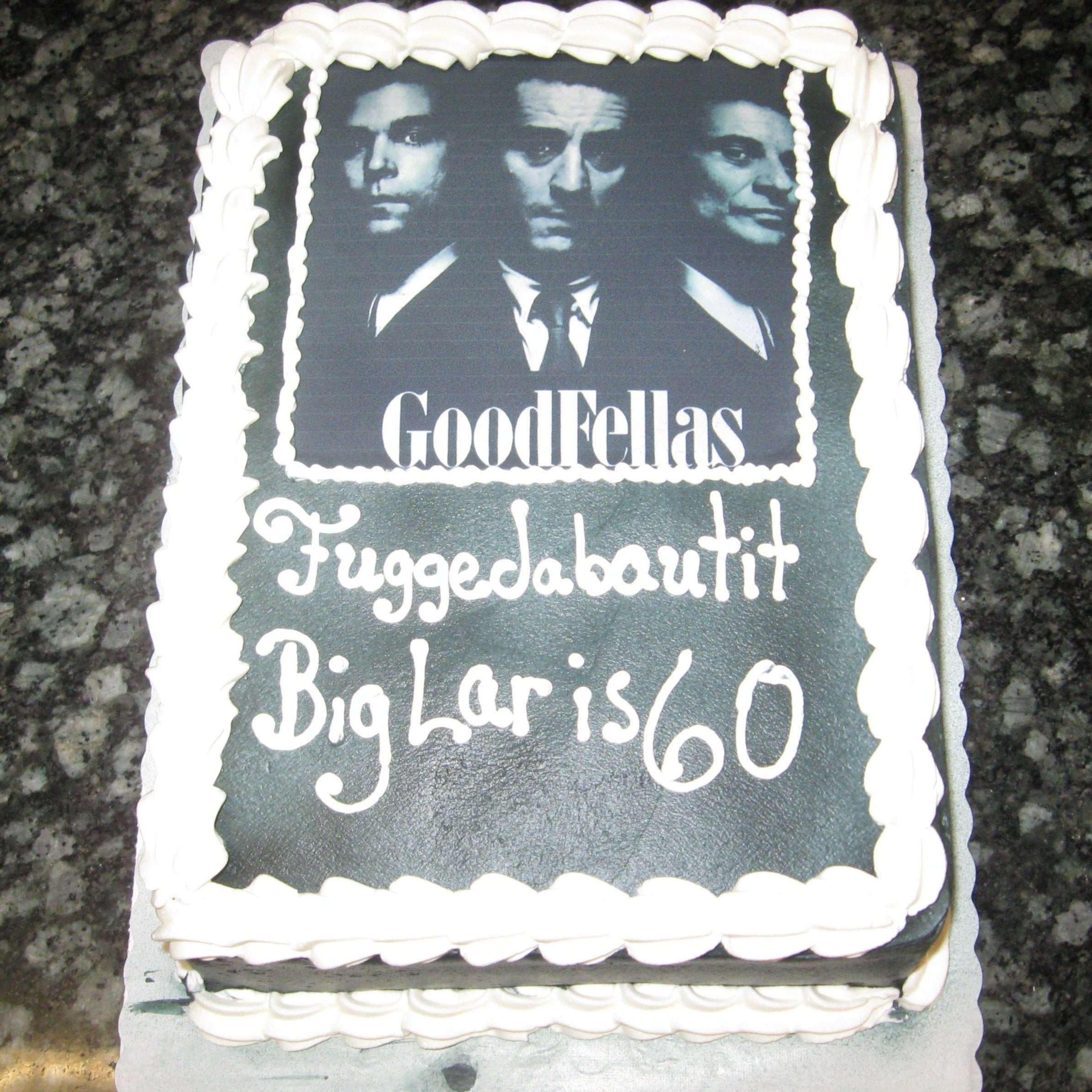 Good Fellas Birthday Cake