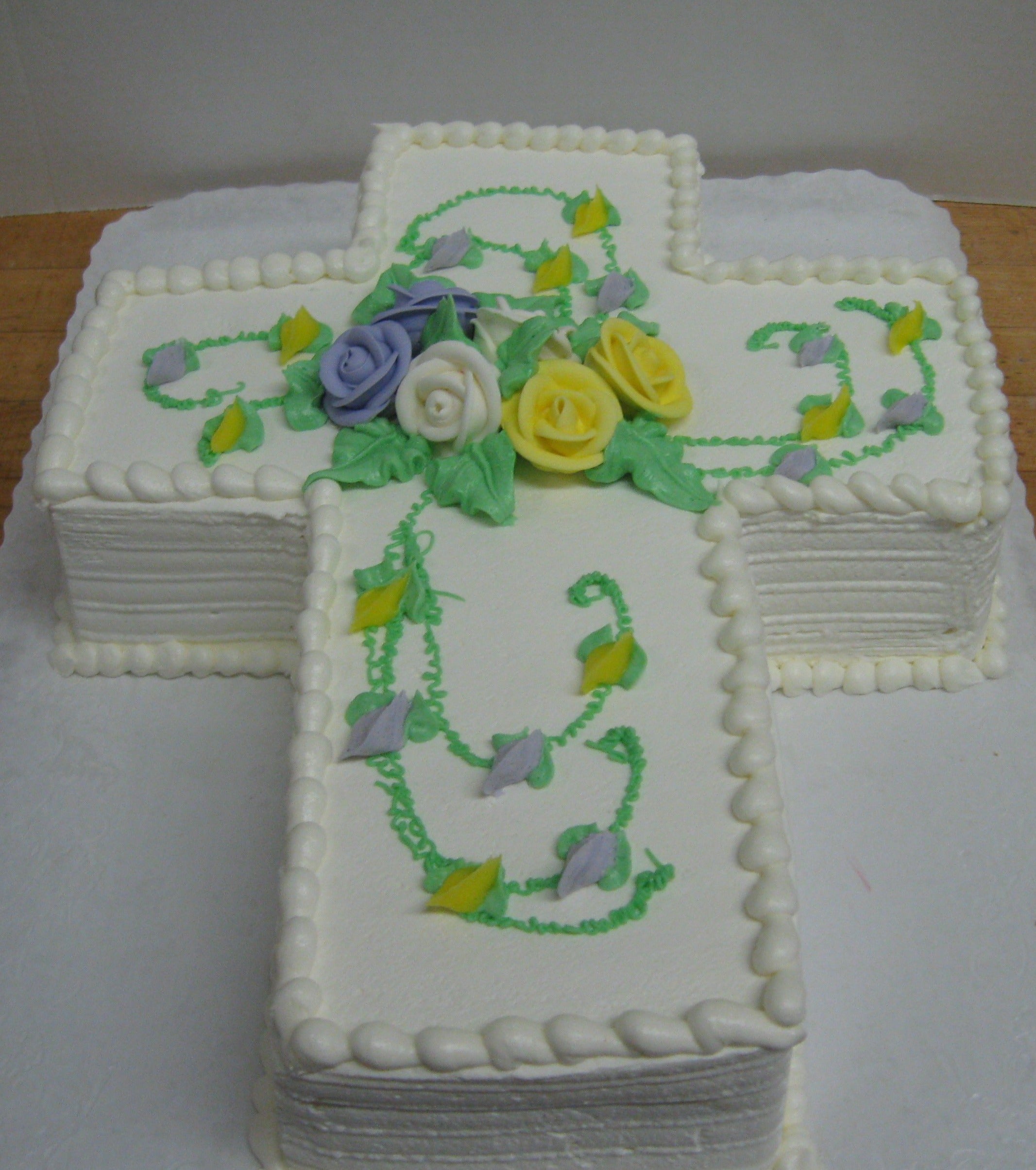 Religious Cross Cake