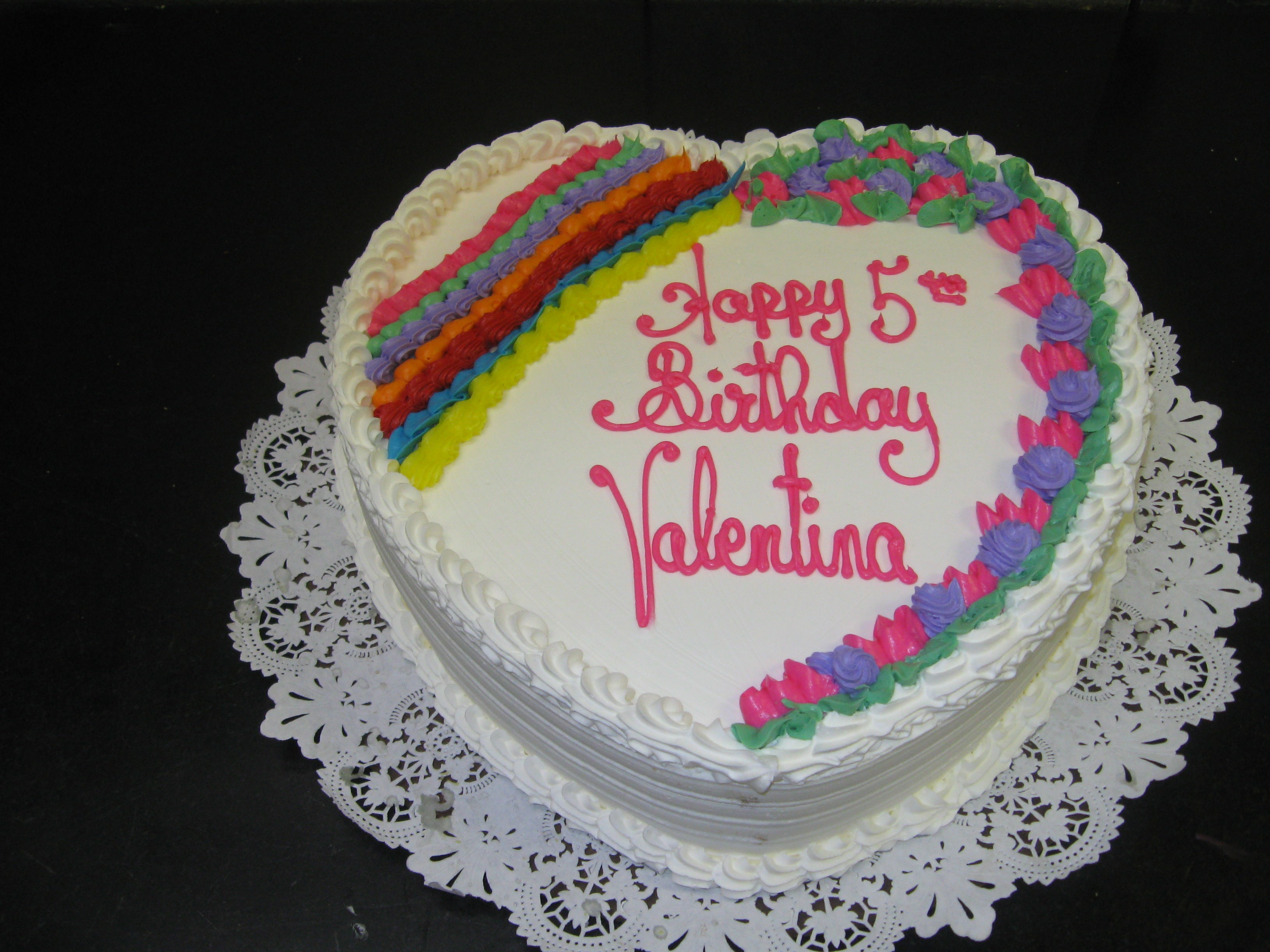 Heart Birthday Cake