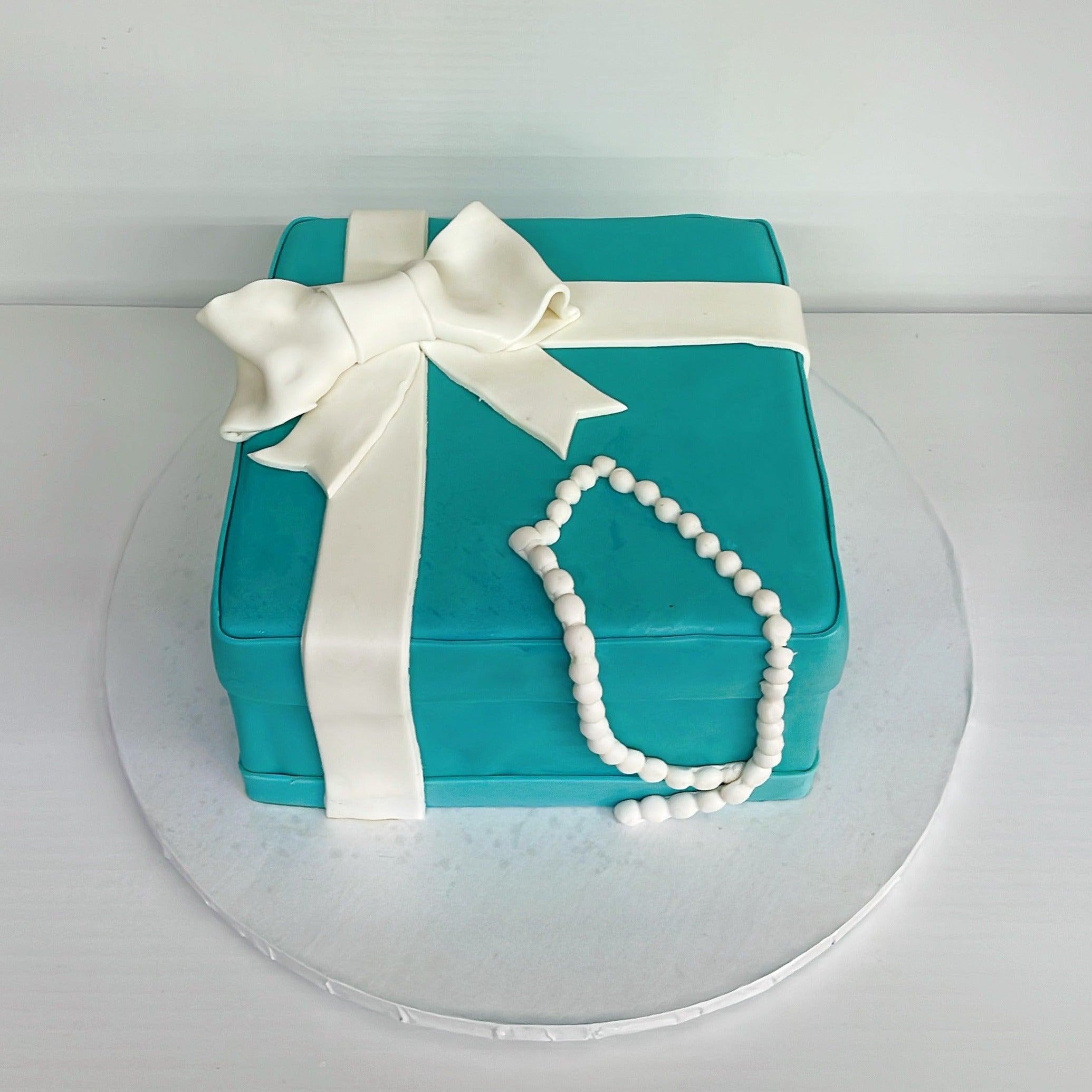 Tiffany Box Fondant Cake