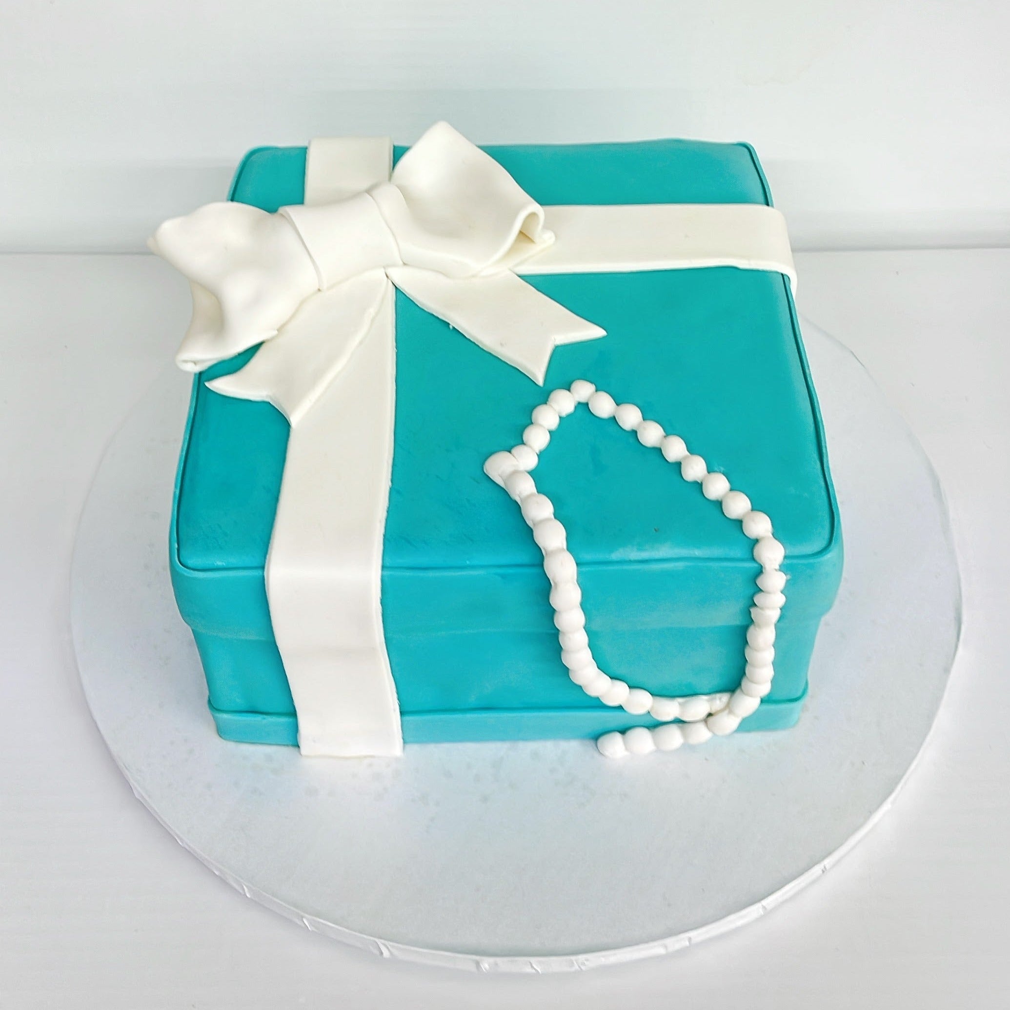 Tiffany Box Fondant Cake